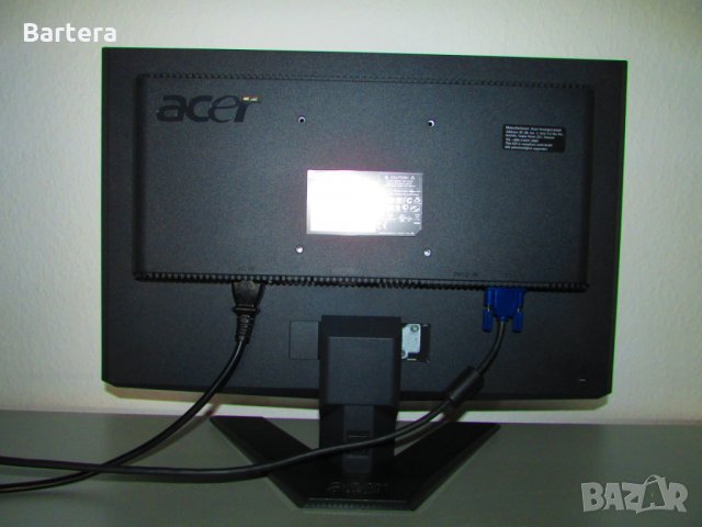 LCD МОНИТОР ACER X193W, снимка 4 - Монитори - 28904583