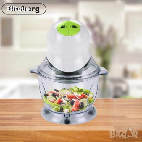 Чопър Rosberg, 400W, 1L, 2 скорости, бяло-зелен, 2 ГОДИНИ ГАРАНЦИЯ