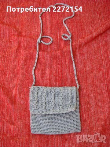 Ръчно плетена чантичка, снимка 2 - Чанти - 28646374