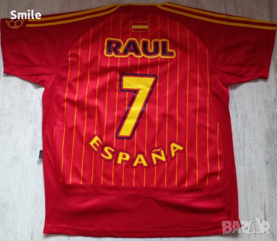Футболна фланелка Испания / Раул / Raul, снимка 5 - Футбол - 36621706