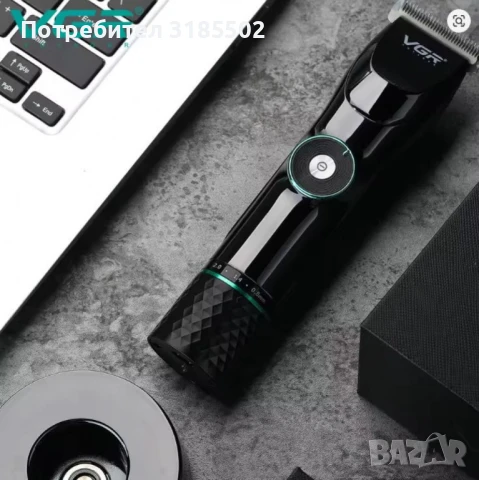 Професионална акумулаторна машинка за подстригване VGR V-256 с LCD дисплей, регулируема скорост и дъ, снимка 6 - Фризьорски принадлежности - 51096006