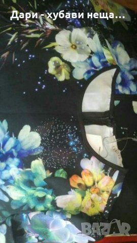 Прелестна рокля на цветя, от тънък неопрен👗🌹S,M👗🌹арт.6000, снимка 5 - Рокли - 33532356