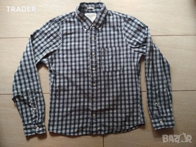 Abercrombie & Fitch, мъжка спортна риза, 100% памук, снимка 2 - Ризи - 19397617