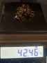 Златен ланец панцер 14 к 54см 42.46гр, снимка 8