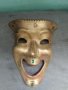 месингова маска, снимка 1 - Други ценни предмети - 38657800