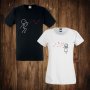 Тениски за двойки - Свети Валентин - дамска тениска + мъжка тениска , снимка 1 - Тениски - 27767850