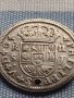 Сребърна монета 2 реала 1723г. Филип пети Севиля Испания 12225, снимка 10