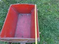 Стара дървена градинска количка , снимка 6