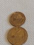 Две монети 1 копейка 1983г. / 2 копейки 1989г. СССР стари редки за КОЛЕКЦИОНЕРИ 38983, снимка 1