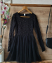 Черна официална къса рокля VILA , снимка 7
