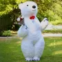 Мече Бяло Полярно Гигантски надуваем костюм 2,5м 3м Полярна мечка, снимка 4