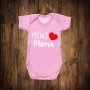 Бебешко боди с щампа Mini Mama, снимка 1 - Бодита за бебе - 26474612