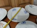 Стар български порцелан чинии за допълване, снимка 2