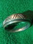 СТАР СРЕБЪРЕН РЪЧНО ИЗРАБОТЕН и ОРНАМЕНТИРАТ ПРЪСТЕН ВИСОКА ПРОБА СРЕБРО ВИНТИДЖ БИЖУ 26801, снимка 2