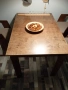 Маса трапезарна в рустикален стил с 4 стола, снимка 7