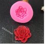 3D Дълбока роза силиконов молд форма декорация украса фондан торта мъфини и др, снимка 2
