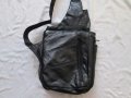 BB design черна чанта за през рамо от естествена кожа., снимка 2