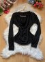 Лъскава блуза, снимка 1 - Блузи с дълъг ръкав и пуловери - 32487549