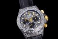 Мъжки часовник Rolex DiW Black and Gold Rolex Daytona с автоматичен швейцарски механизъм, снимка 3