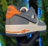 Дамски Маратонки Nike Air Force 1 сиво с оранжево, снимка 3