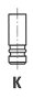 Клапан всмукателен FRECCIA (34,1x7x91,3) за VOLVO,RENAULT №R4223/SCR, снимка 5