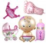 5 балона за бебе - изписване, питка, кръщене, рожден ден, снимка 1 - Други - 28860158