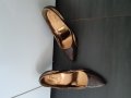 Кафяви обувки със златен кант QUFID, снимка 2