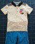 Комплект тениска и къси панталонки за момче, снимка 1 - Детски комплекти - 33612903