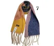 Елегантен дамски шал с цветен дизайн - Топлина и изтънченост за всеки ден, снимка 8