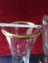 Авторски Кристални вази и кана със сребърен обков,среро 900/чаша,кана/, снимка 3
