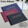 Кожен класьор албум с капачета за 240 монетни пари книга колекция за събиране на монети подарък за с, снимка 13