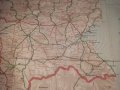 Стара Ретро Карта на Пътищата на БЪЛГАРИЯ-1958г. , снимка 6