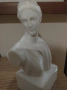 Класически порцеланов бюст на богиня Дияна, перфектно изпълнение чиста, нова , снимка 9