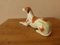 Порцеланова фигура Куче Поинтер ЛФЗ 1980 г, снимка 8