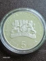 Продавам сребърна монета 5 лева от 2003 година, снимка 2
