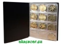Нов Кожен албум Класьор руски за монети книга 120 джобчета за колекции съхранение Калъф монетник, снимка 17