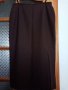 кафява, разкроена, дълга пола XL XXL, снимка 2