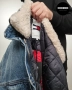 Дънково яке TOMMY JEANS Ryan Sherpa 3-in-1 Denim Trucker Jacket – Размер XL – Ново с етикети, снимка 2