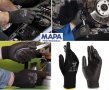 Нови многофункционални защитни Черни работни ръкавици Рамер XL, снимка 1