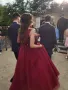 Червена бална рокля, снимка 1