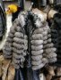 Дамско зимно палто от лисица трансформиращо се в елек и късо яке код 214