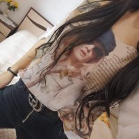 Блузка с щампа , S размер, снимка 1 - Блузи с дълъг ръкав и пуловери - 27865139