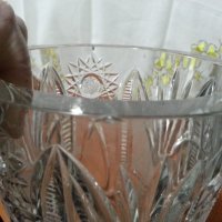 кристална ваза, снимка 7 - Антикварни и старинни предмети - 16244474