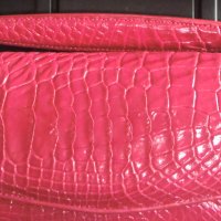 Чанта Портмоне 100 % Крокодилска кожа с Документ за Произход, снимка 1 - Портфейли, портмонета - 43410318