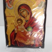 Икона на Пресвета Богородица майка Закрилница В, снимка 2 - Икони - 37622655