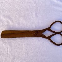 Кована абаджийска ножица №1192, снимка 1 - Антикварни и старинни предмети - 34792762