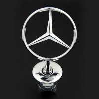  Емблема звезда за Mercedes Benz Silver, снимка 2 - Аксесоари и консумативи - 28019309