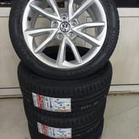 Джанти 17 Цола със Гуми Нови 5x112 Audi / VW Golf 6/7/8/ Touran/ Caddy /Jeta/ Seat/ Skoda Нови, снимка 1 - Гуми и джанти - 39161356