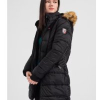 Geographical Norway Подплатена зимна парка Abeille с качулка Размер С-М, снимка 8 - Якета - 43381455