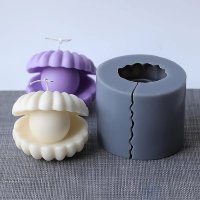 3D мида с перла силиконов молд форма свещ сапун шоколад гипс, снимка 3 - Форми - 37047411